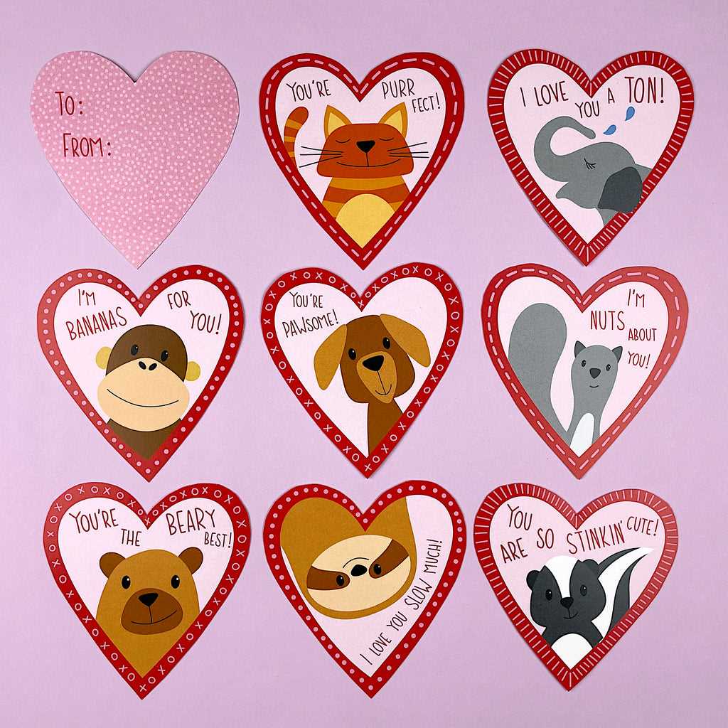 cute printable valentine cards