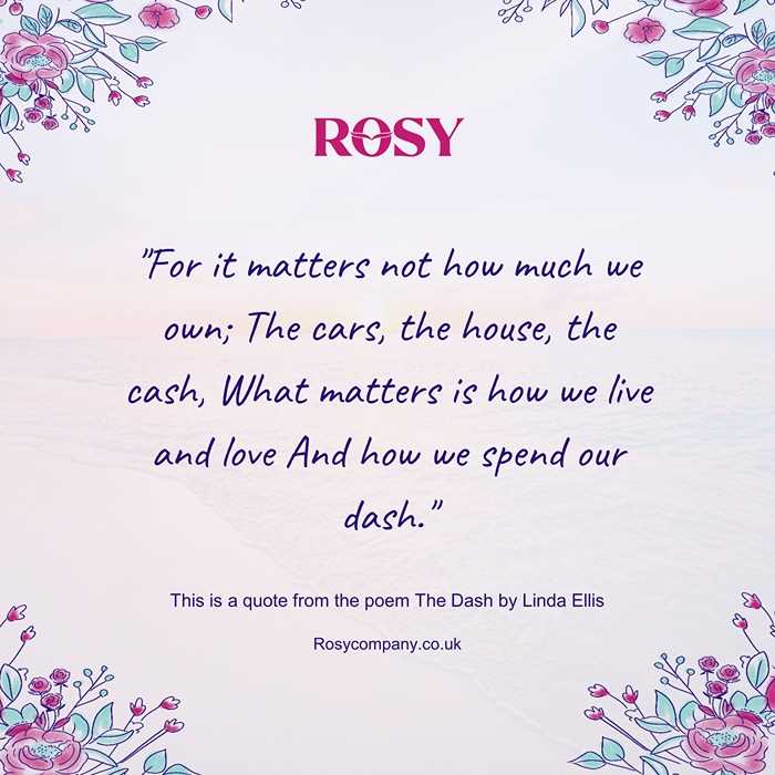dash poem printable