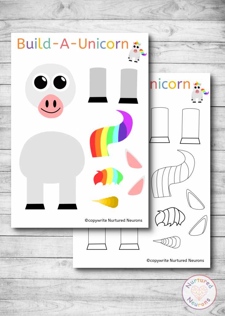 build a unicorn printable