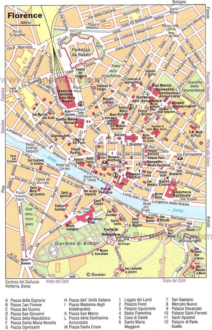 florence city map printable florence city map printable