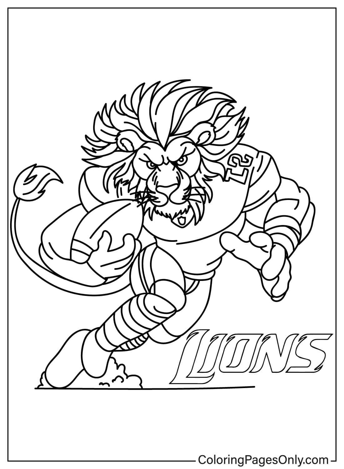 detroit lions coloring pages printable detroit lions coloring pages printable