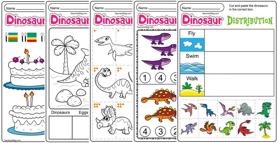 dinosaur free printables