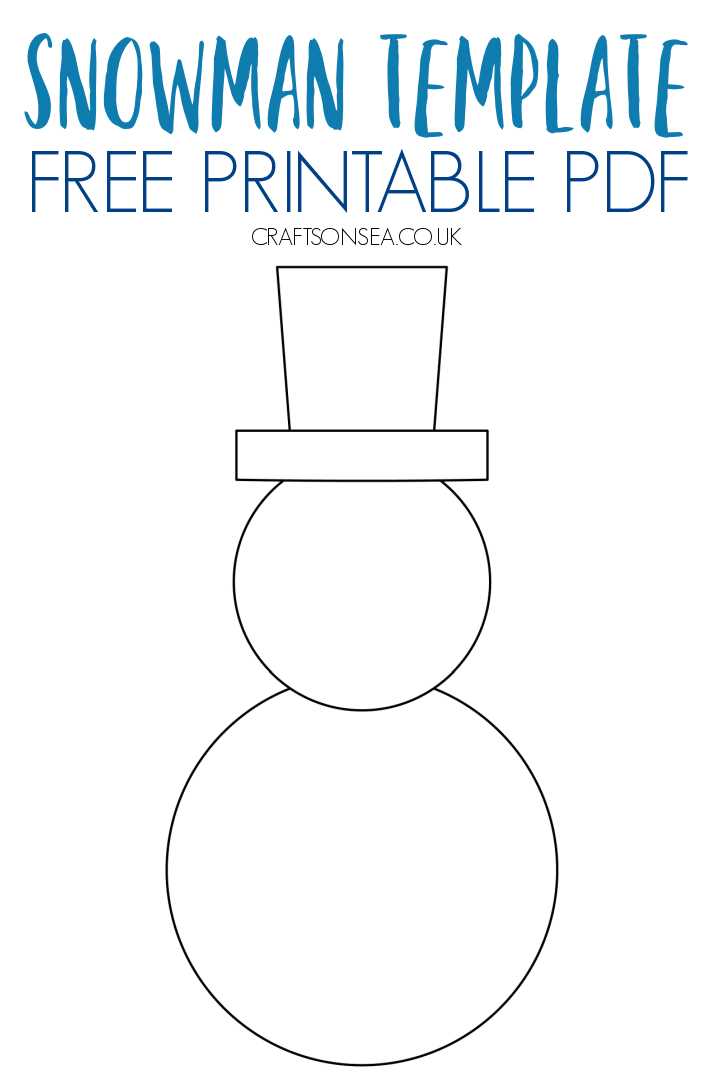 free snowman printable