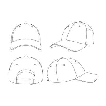 printable baseball hat