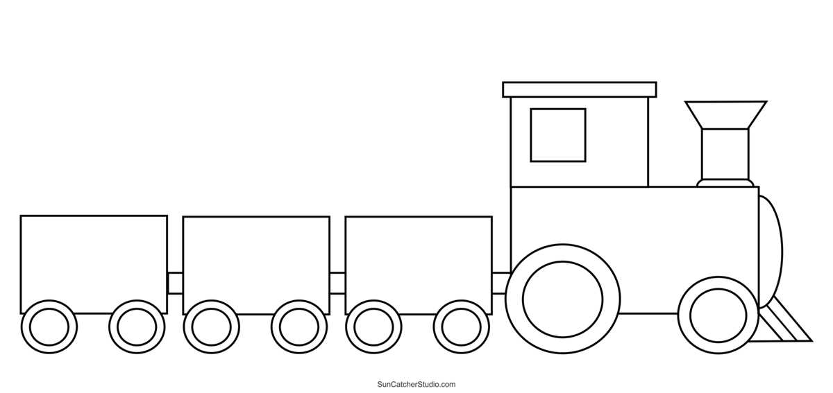 printable train template printable train template