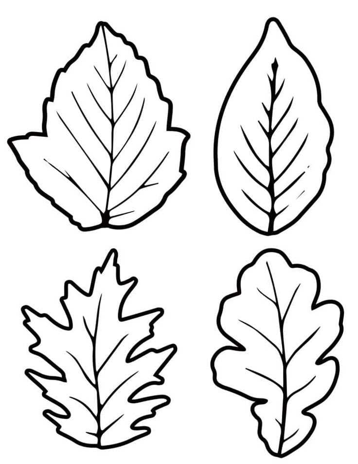 cut out printable fall leaves