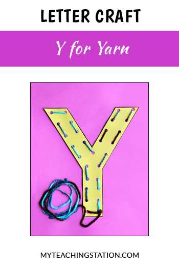 letter y craft printable