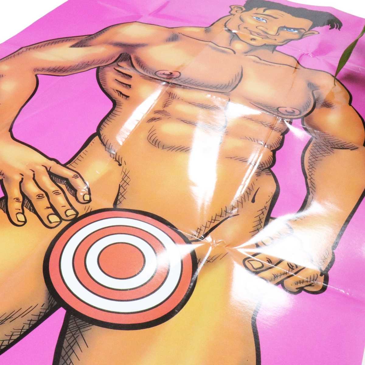 printable pin the junk on the hunk