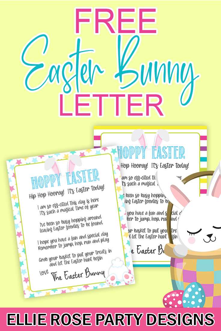 easter bunny letters free printable easter bunny letters free printable