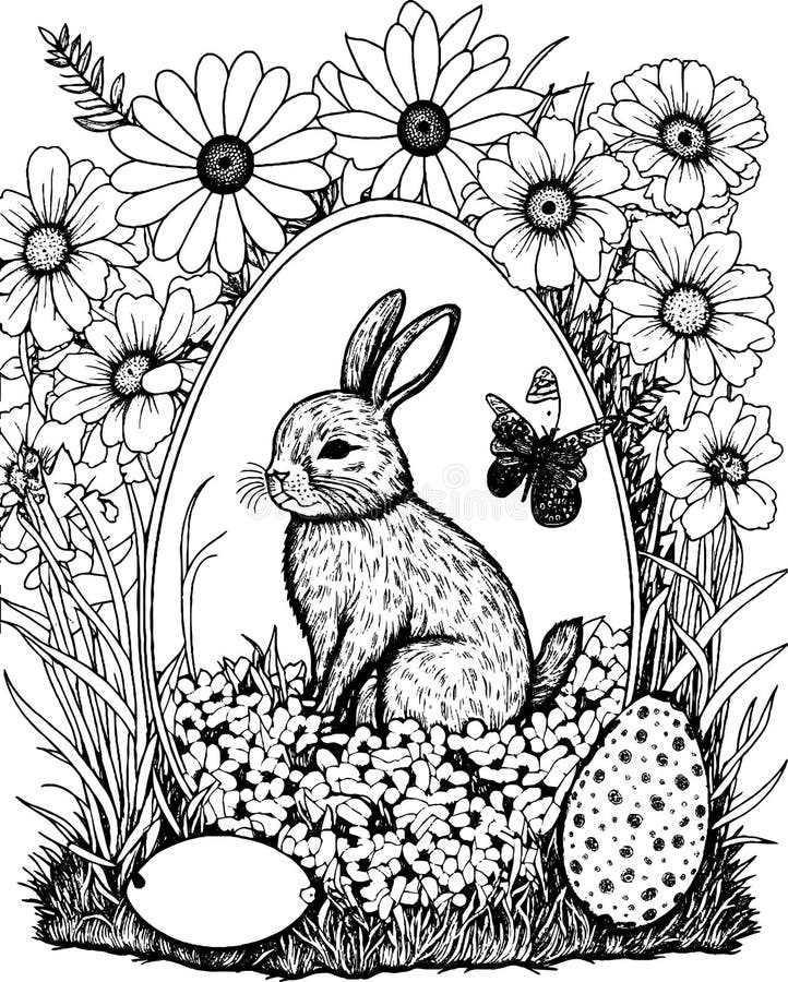 easter coloring sheet printable