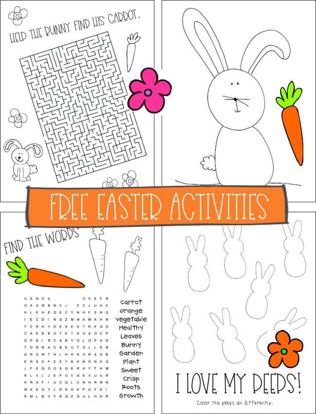easter printable games