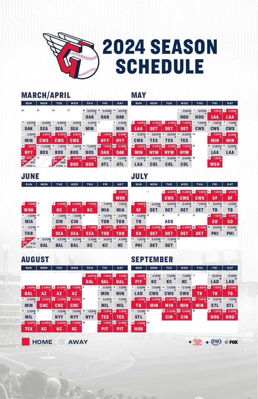 cleveland indians printable schedule cleveland indians printable schedule