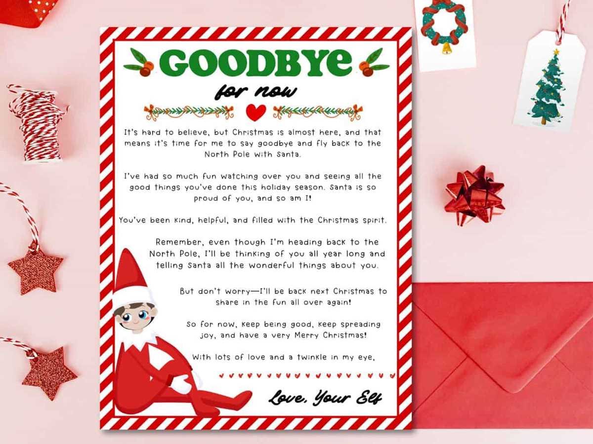 elf letter printable