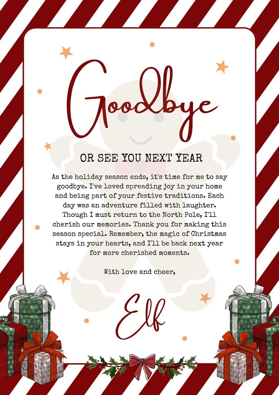elf on the shelf free printable letters elf on the shelf free printable letters