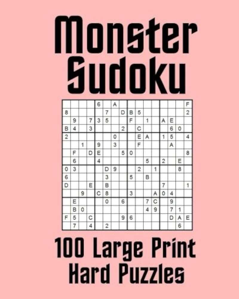 monster sudoku printable monster sudoku printable