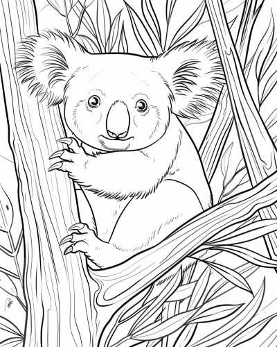 koala bear printable coloring pages koala bear printable coloring pages