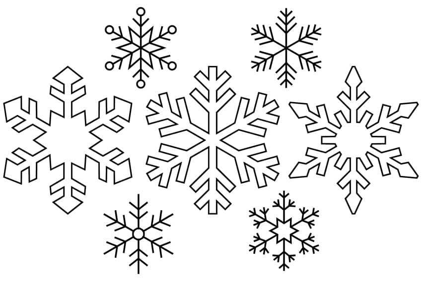 christmas snowflakes printables