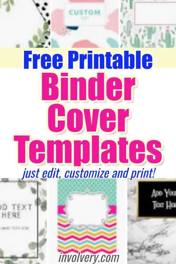 binder cover template free printable binder cover template free printable
