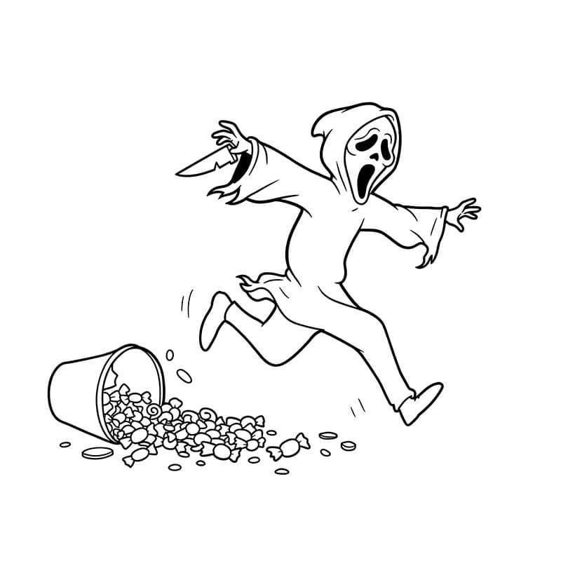ghostface coloring pages printable ghostface coloring pages printable