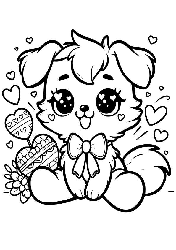 coloring pages dogs printable