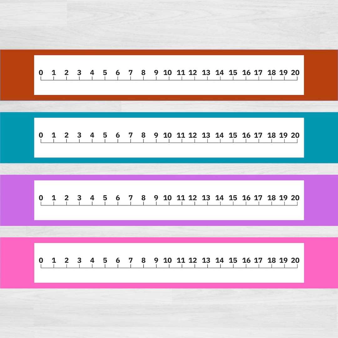 free printable number line 1 20 free printable number line 1 20