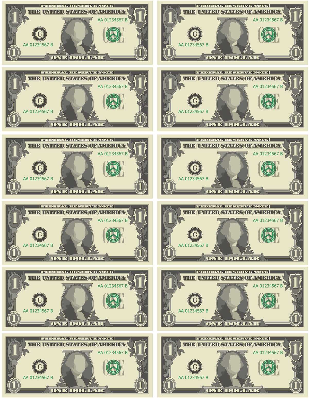fake dollar bill printable fake dollar bill printable