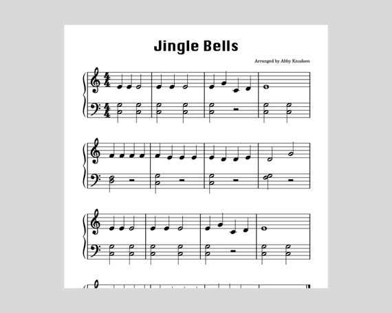 printable jingle bells sheet music printable jingle bells sheet music