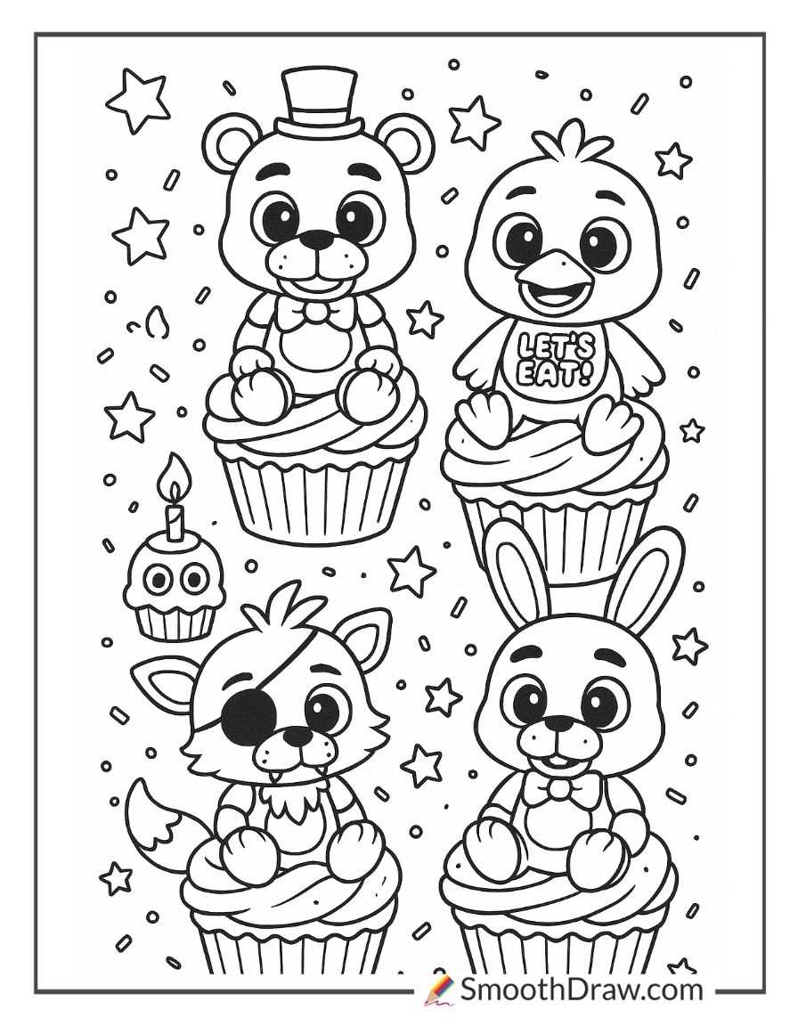 five nights at freddys coloring pages printable