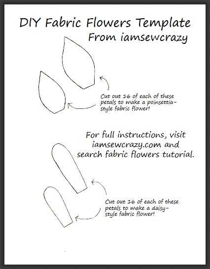 flower petals printable