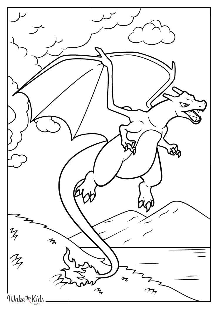 printable charizard coloring pages printable charizard coloring pages