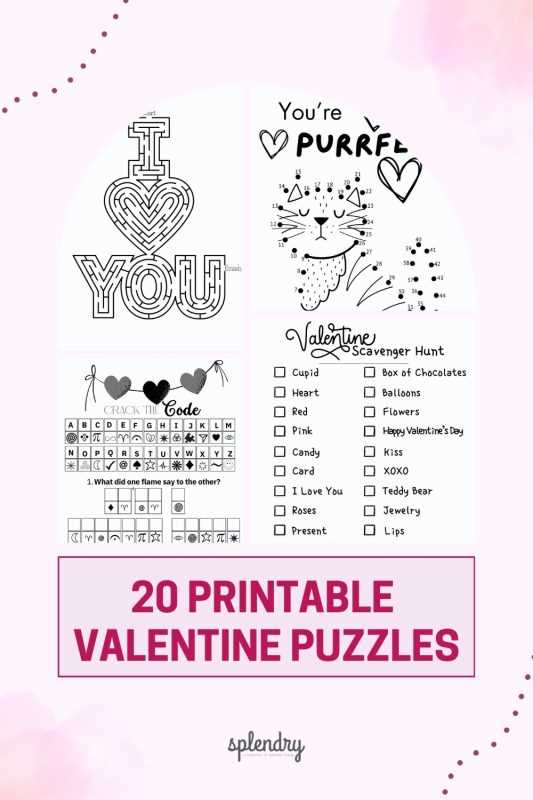 valentines crossword printable valentines crossword printable