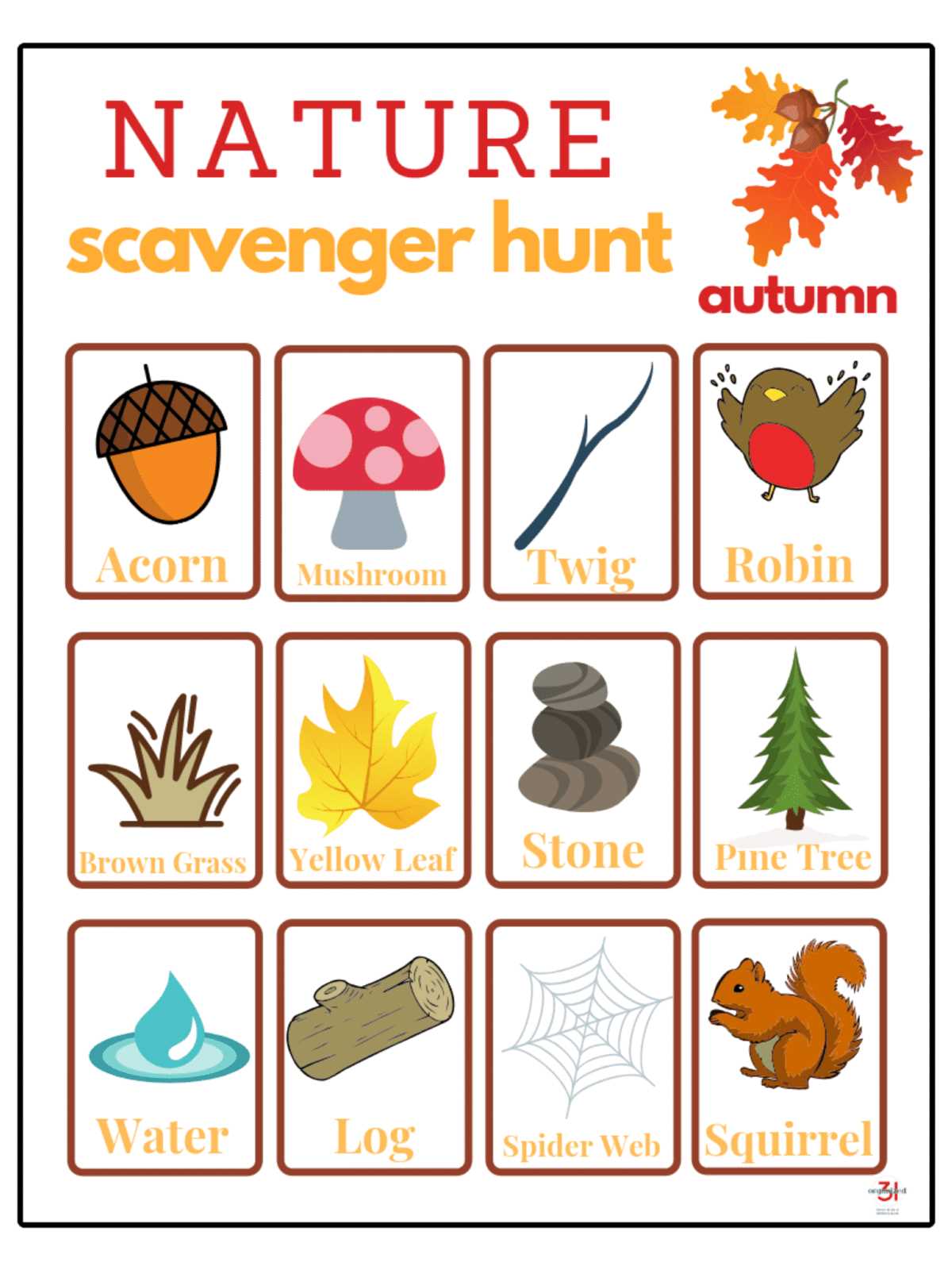 nature scavenger hunt printable nature scavenger hunt printable