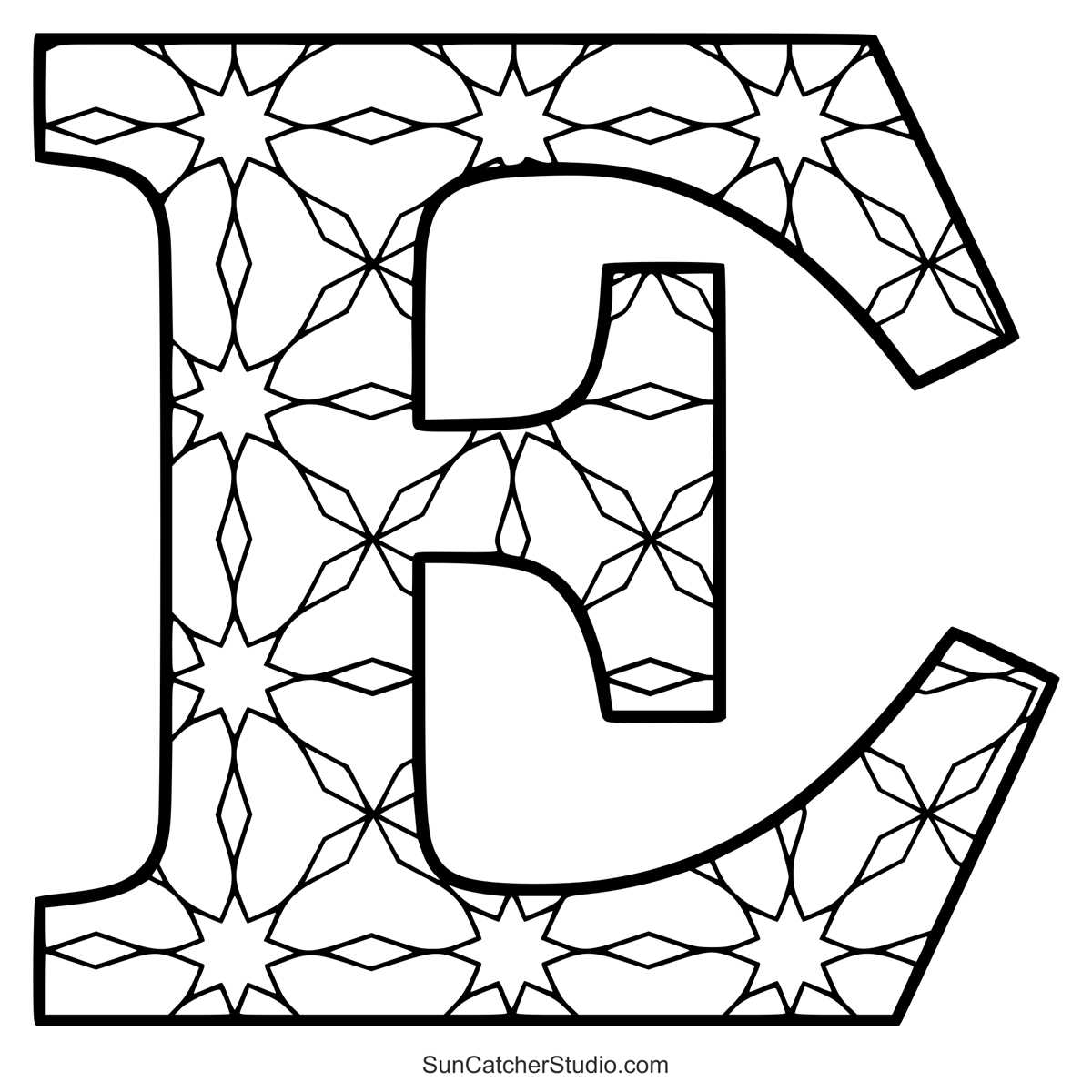 alphabet letters to colour in printable