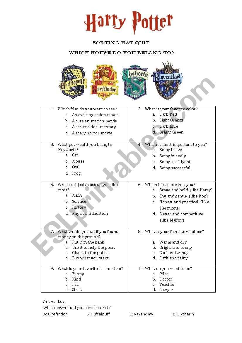 printable sorting hat printable sorting hat