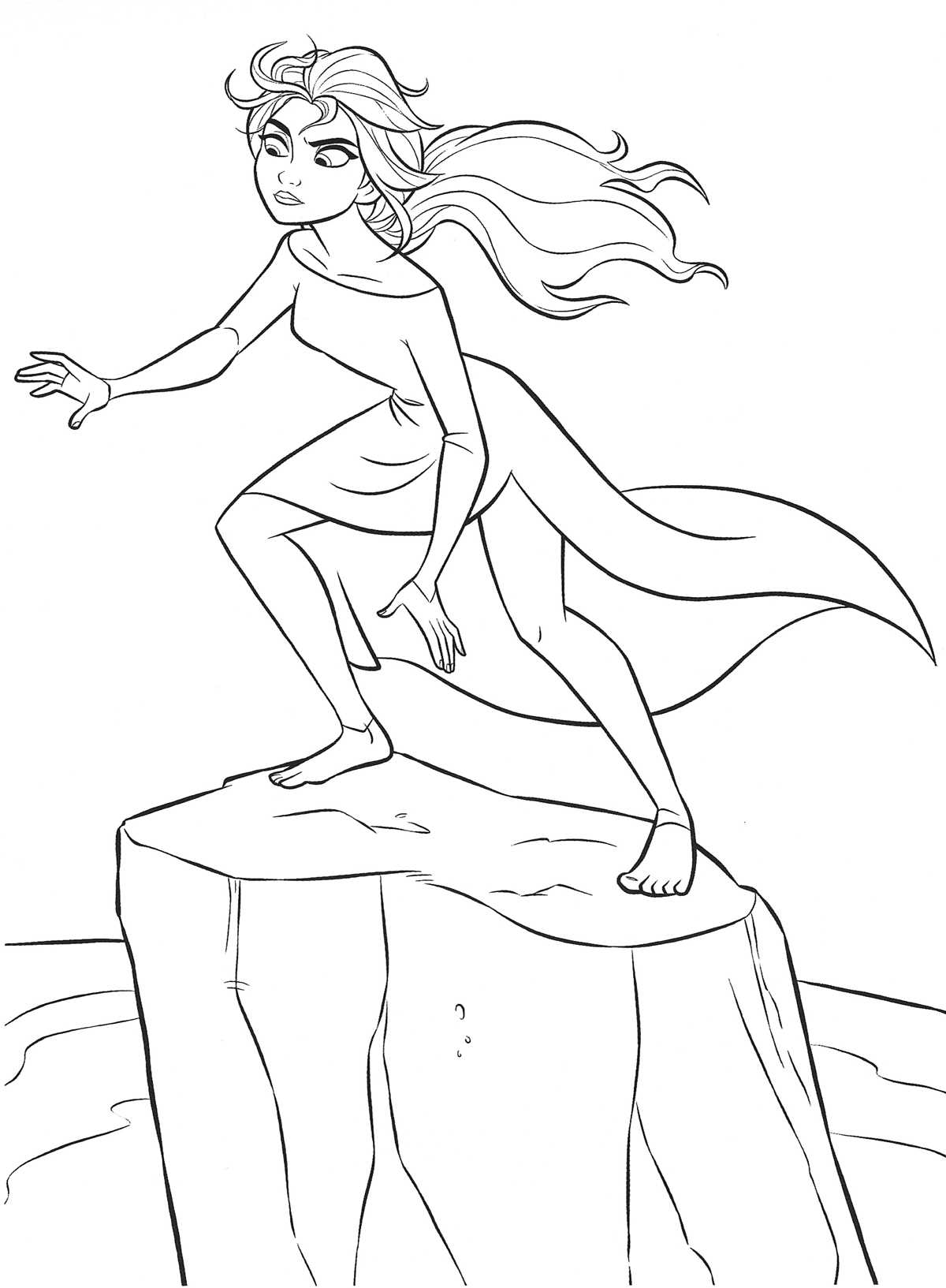 free printable elsa coloring page free printable elsa coloring page
