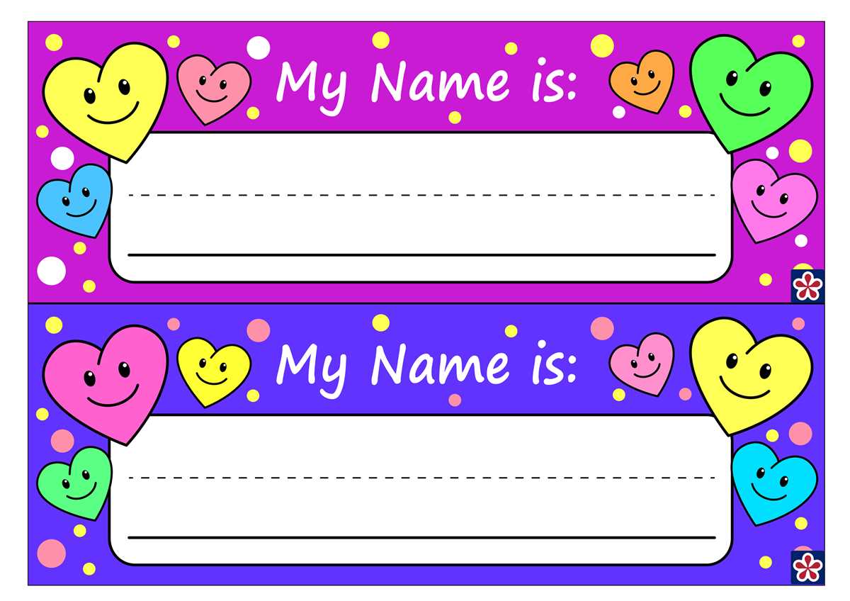 free editable name tags printable