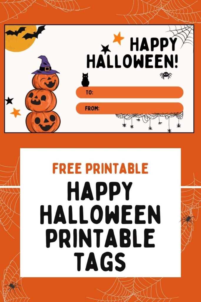 free halloween printables tags