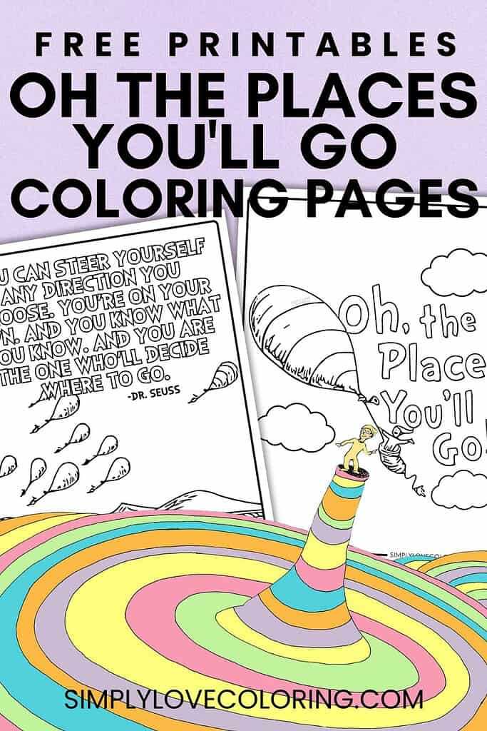 free oh the places youll go printables