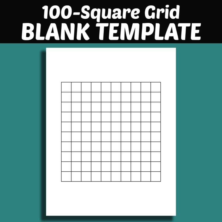 free printable 100 square grid free printable 100 square grid