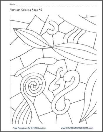 free printable abstract coloring pages free printable abstract coloring pages