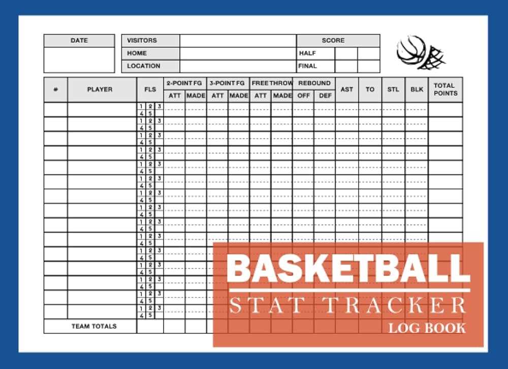 free printable basketball stat sheets