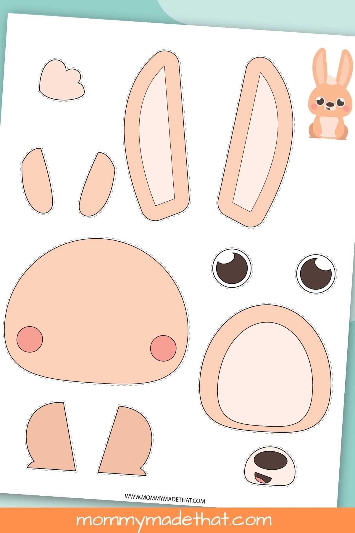 free printable build a bunny