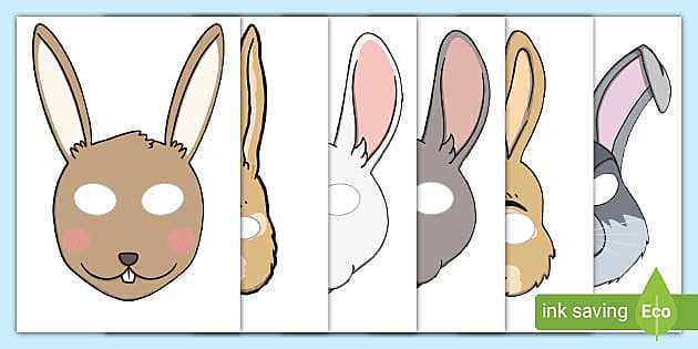 free printable bunny face template free printable bunny face template