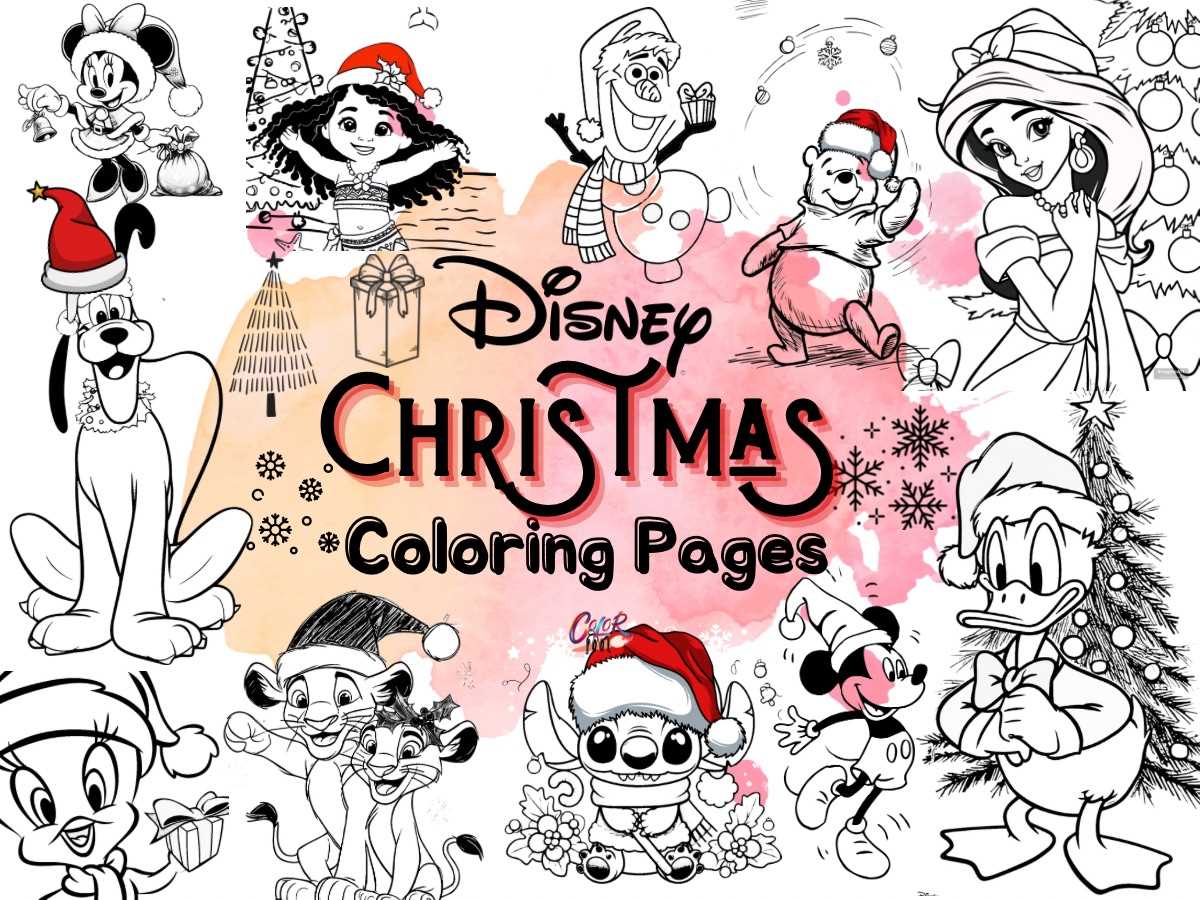 free printable christmas coloring pages disney