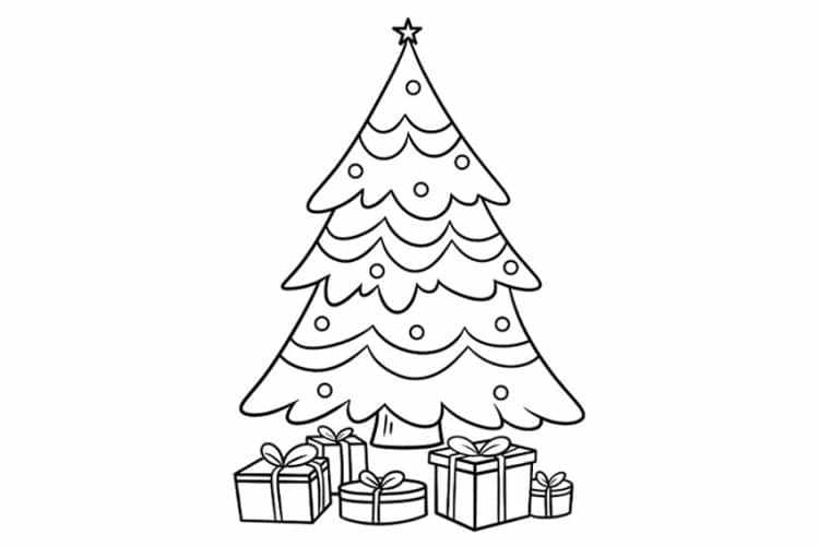 free printable christmas tree stencil free printable christmas tree stencil