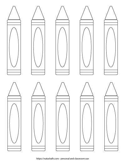 free printable color crayons free printable color crayons