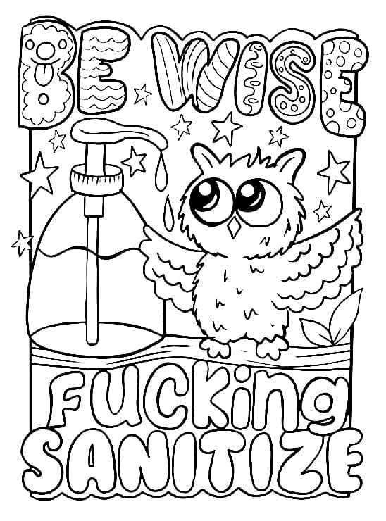 free printable coloring pages for adults swear words