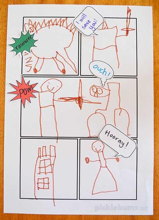 free printable comic book templates free printable comic book templates