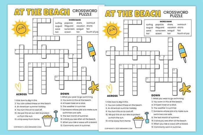 free printable crosswords for seniors free printable crosswords for seniors