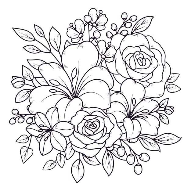 free printable flowers to color free printable flowers to color